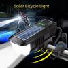 3 Modes Solar Bicycle Light Power Display Bike Front Lamp Mountain Road Bike Front Lamp Work