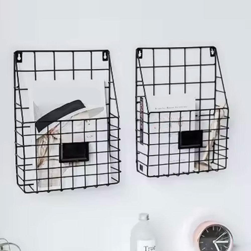 Настенный подвесной органайзер для файлов, железный органайзер для документов, стойка для хранения, дом, офис