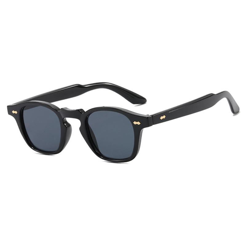 Новые Классические Винтажные Солнцезащитные Очки Мужские Маленькие Квадратные Ретро Панк Океанского Цвета Солнцезащитные Очки Градиентные Прозрачные Линзы Вождение Uv400 Очки