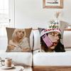 American Singer B-Billie E-Eilish Pillow Case Office Cushions Suitable For Sofa Car Bedroom Decorative Cushion Cover