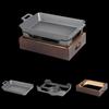 ZISIZ Commercial Grilled Fish Stove Wooden Base