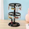 Rotating Earring Storage Rack Female Earring Pendant Jewelry Rack Finishing Bracelet Storage Box Earring Display Rack