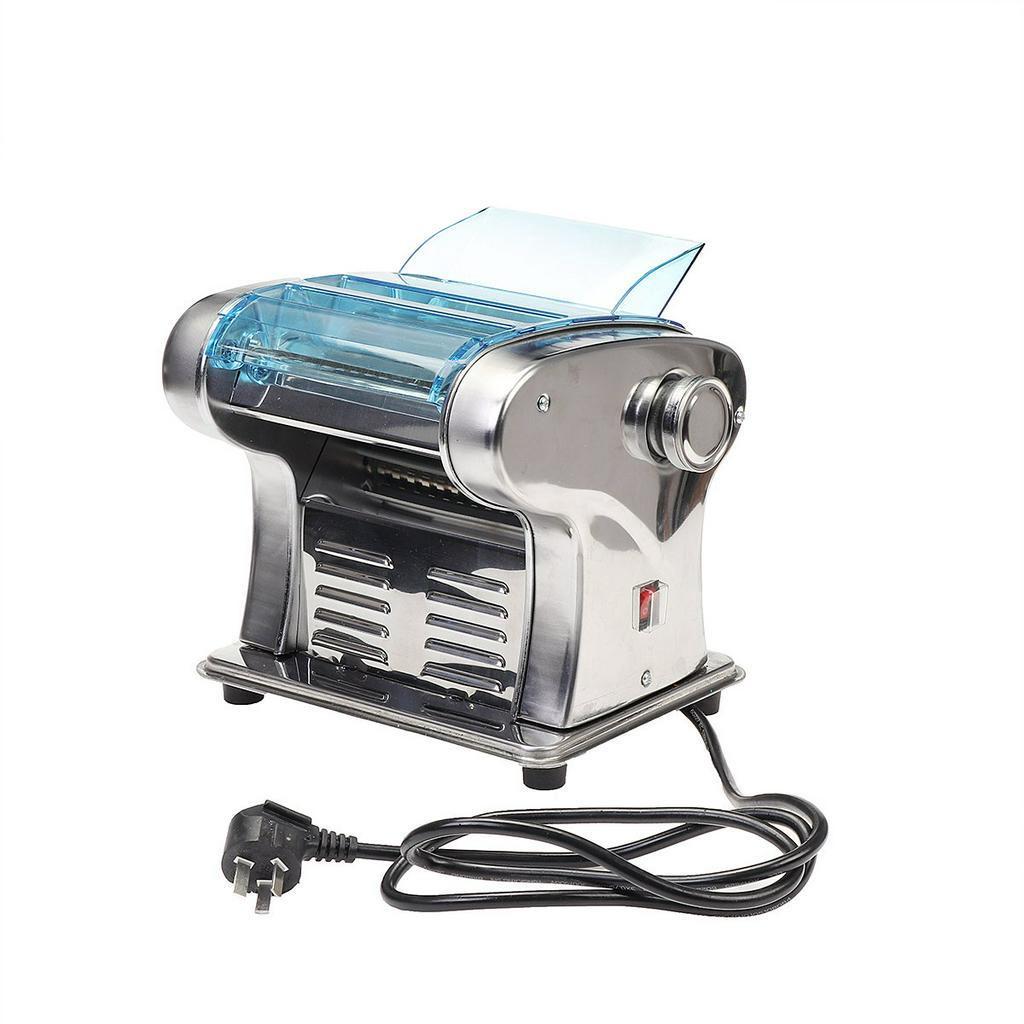 220V Electric Noodle Maker Machine Multifunctional Electric Spaghetti Machine Press Dough Make Noodle Dumpling Wonton Skin