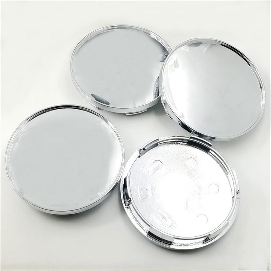 4Pcs Chrome Wheel Center Hub Caps