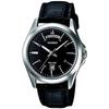 Casio Classic MTP1370L-1A Аналоговые часы на кожаном ремешке Черный циферблат Водонепроницаемые