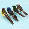 Adorable Realistic Photography Props Bird Ornament Bonsai Feathered Figurine for Balcony