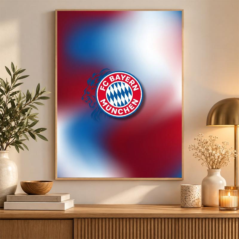 Bayern Munich Diamond Painting Kit 5D Full Drill DIY Diamond Mosaic Wall Art Home Decor