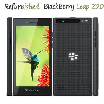 Восстановленный Blackberry Leap Z20 4G СЕТЬ 2 ГБ ОЗУ 16 ГБ ПЗУ 8 МП 5.0" Мобильный телефон Сотовый телефон с 1 SIM