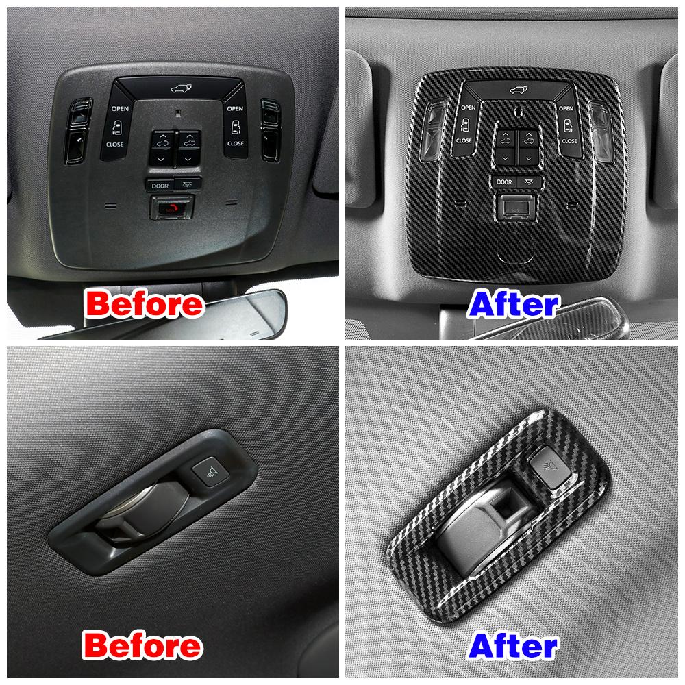 Для Toyota Sienna 4th 2022 2023 часть салона автомобиля Ремонт крыши Свет для чтения Защитная крышка Украсить обшивку рамы