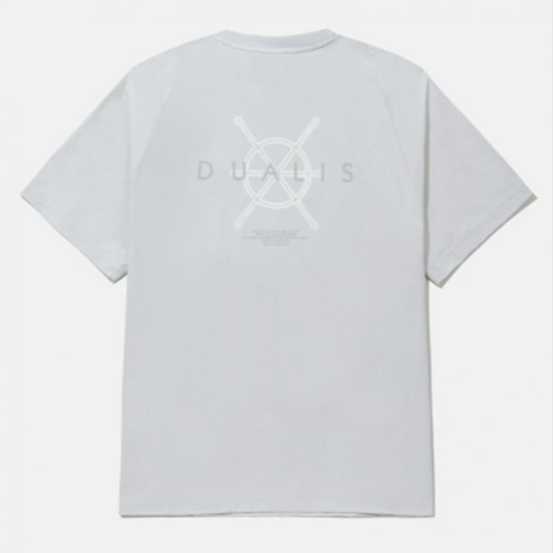 Футболка с коротким рукавом DescenT Dualless Woven B1 sq221dTs42 Beig Blk0 Lygy