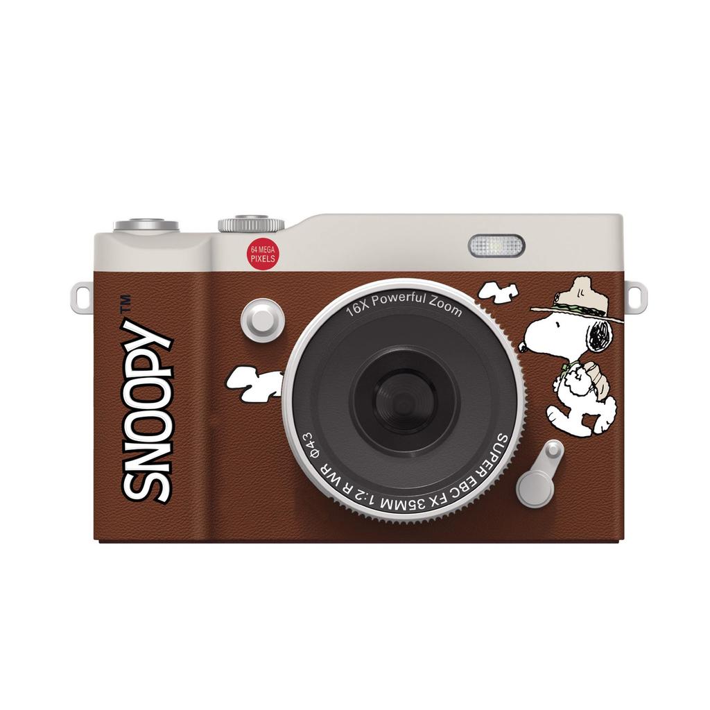 SNOOPY Retro Campus Student HD Selfie Flip Screen Mirrorless CCD Camera