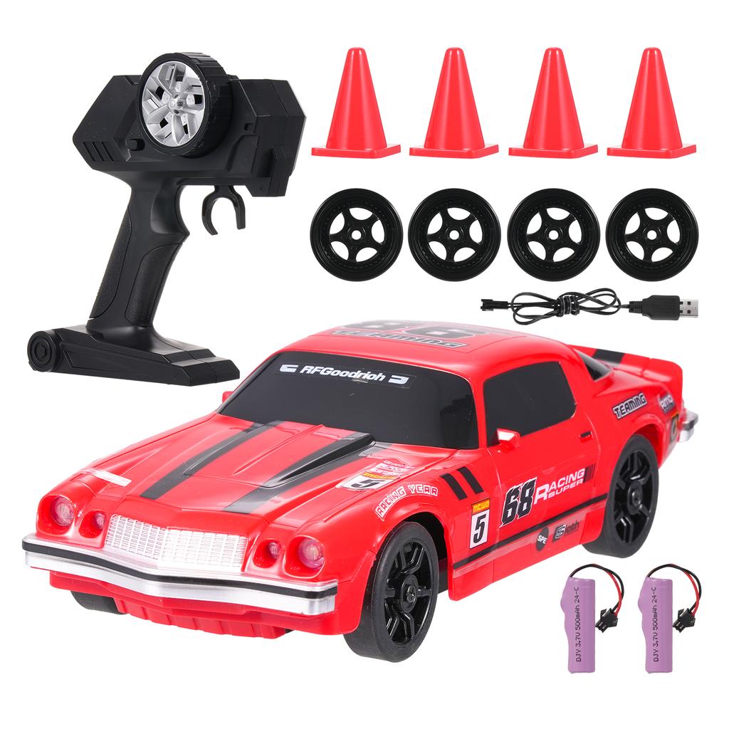 Remote Control Car Remote Control Drift Car 2.4GHz 1/24 4WD Racing Car with LED Lights Racing and