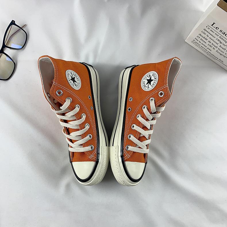 High-top Canvas Shoes Women's Spring and Autumn New Student Retro All-match Sneakers