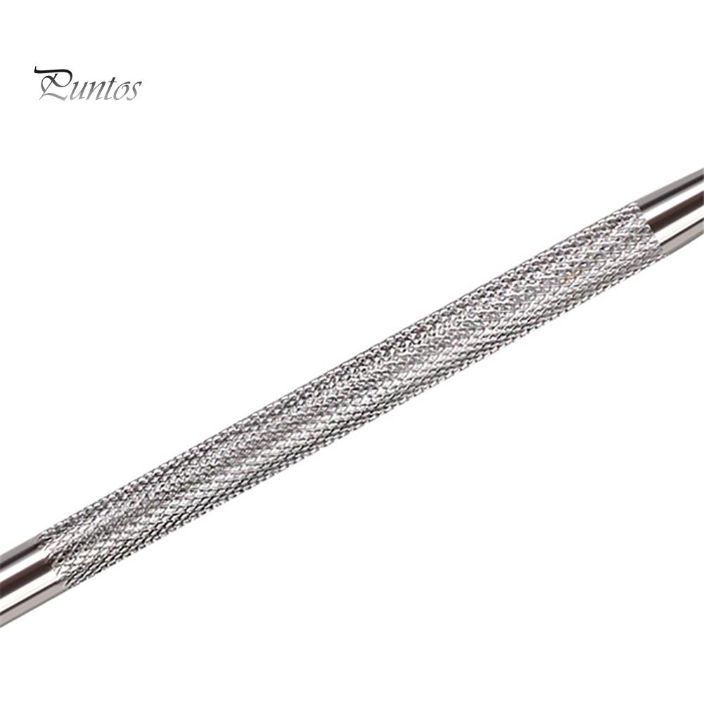 Инструмент для маникюра Puntos из нержавеющей стали для снятия УФ-гель-лака, очиститель для стержня-толкателя