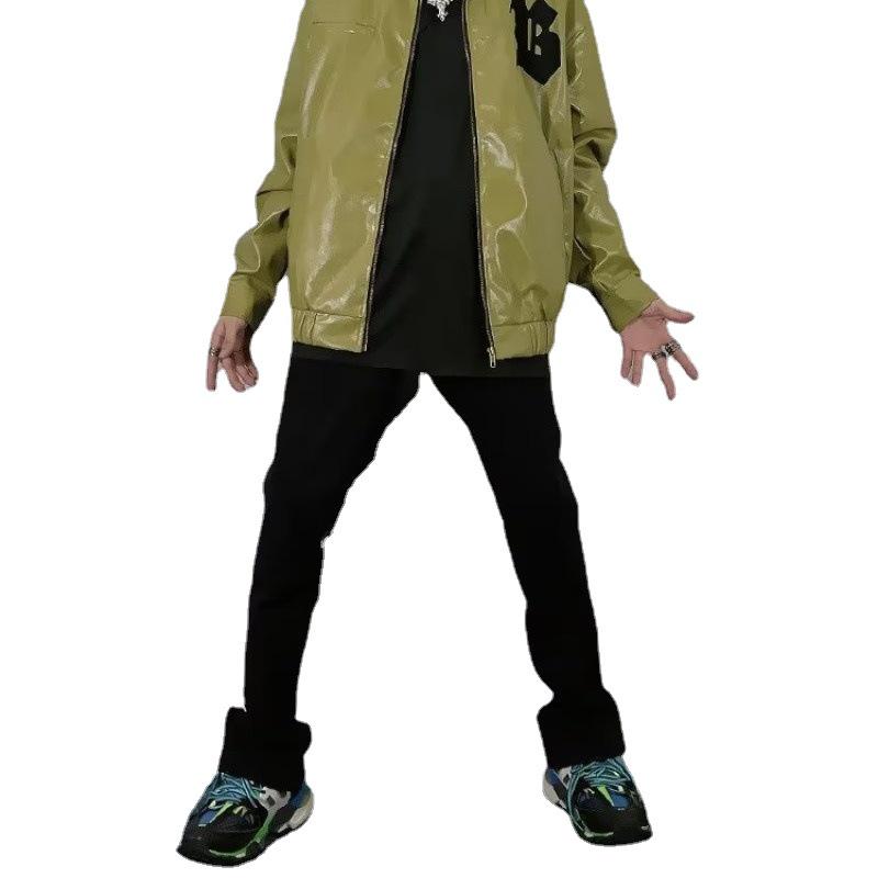 Мужские расклешенные джинсы в стиле хип-хоп High Street Stacked