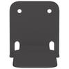 Floating Shelf with Shelf 24 pcs Black 6 x 10.8 x 6.6 cm