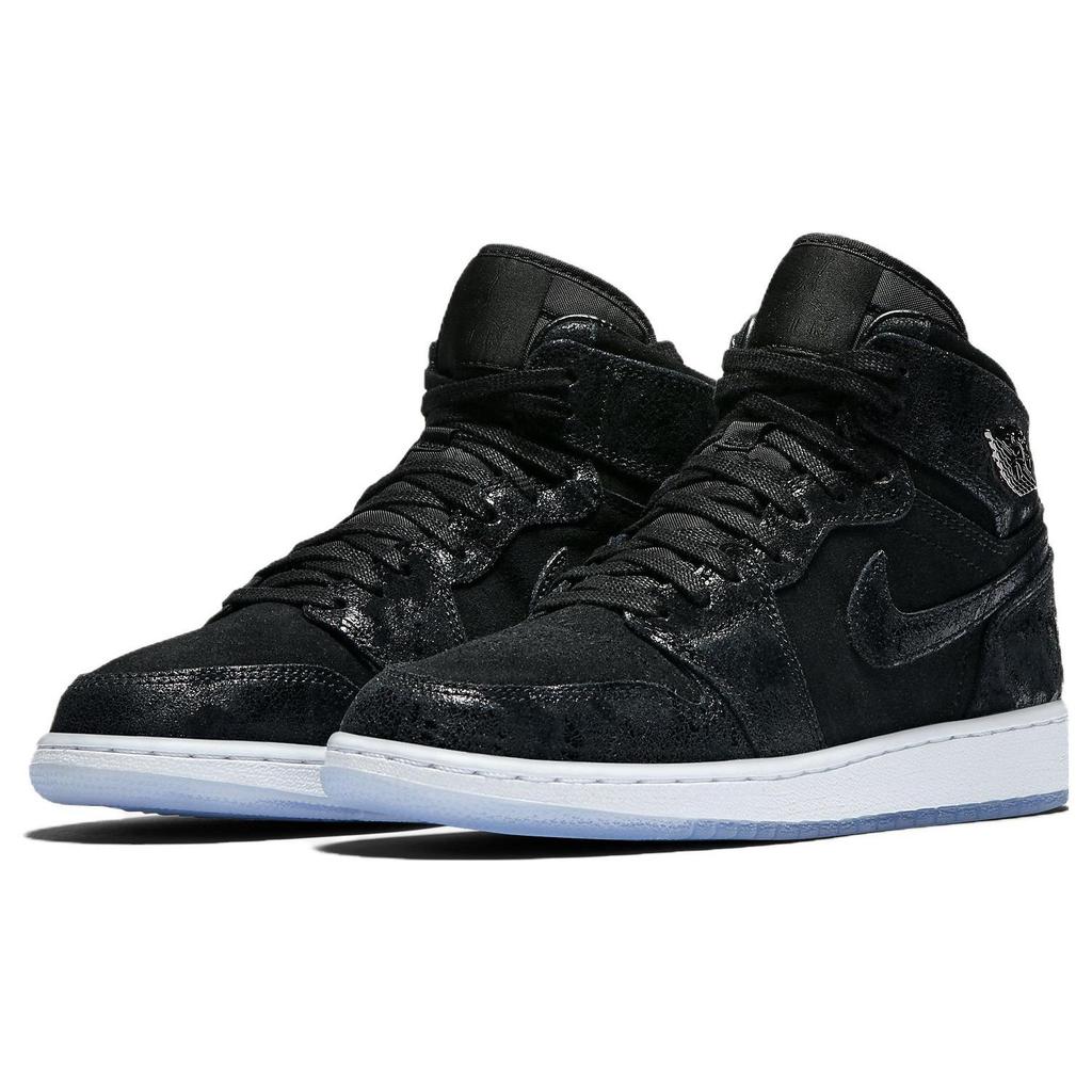 Jordan 1 Ретро Высокий Наследница Черная Замша GS 832596-001