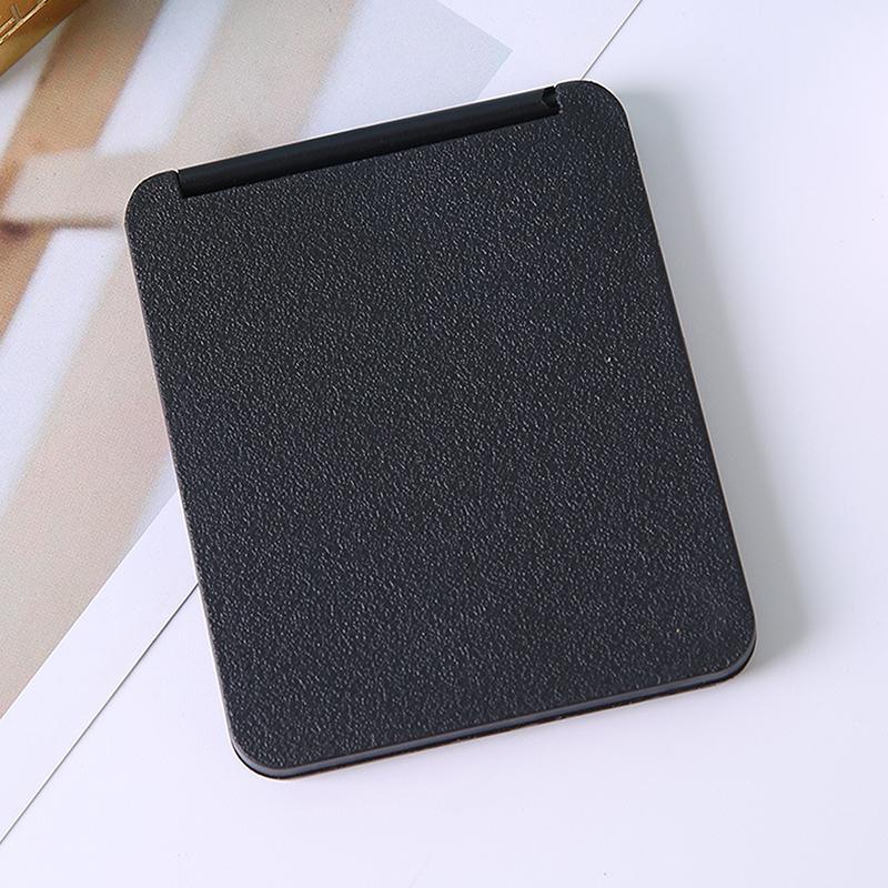 Складное зеркало для макияжа, мини-квадратное зеркало для макияжа, портативные ручные зеркала, двухстороннее компактное зеркало, карманное косметическое зеркало