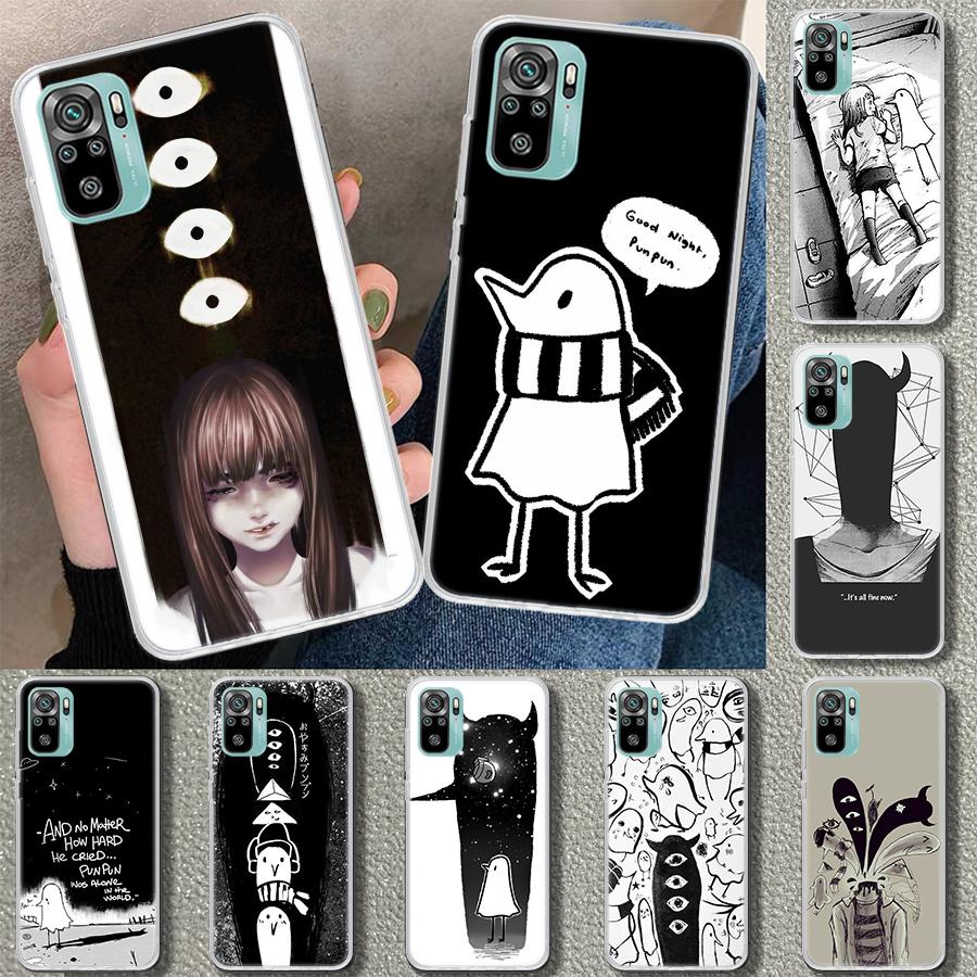 Чехол для телефона Oyasumi Punpun для Xiaomi Redmi Note 15 14 13 12 11 Pro Plus 14S 12S 11S 11T 11E 10S 10 Индивидуальные Fundas Redmi