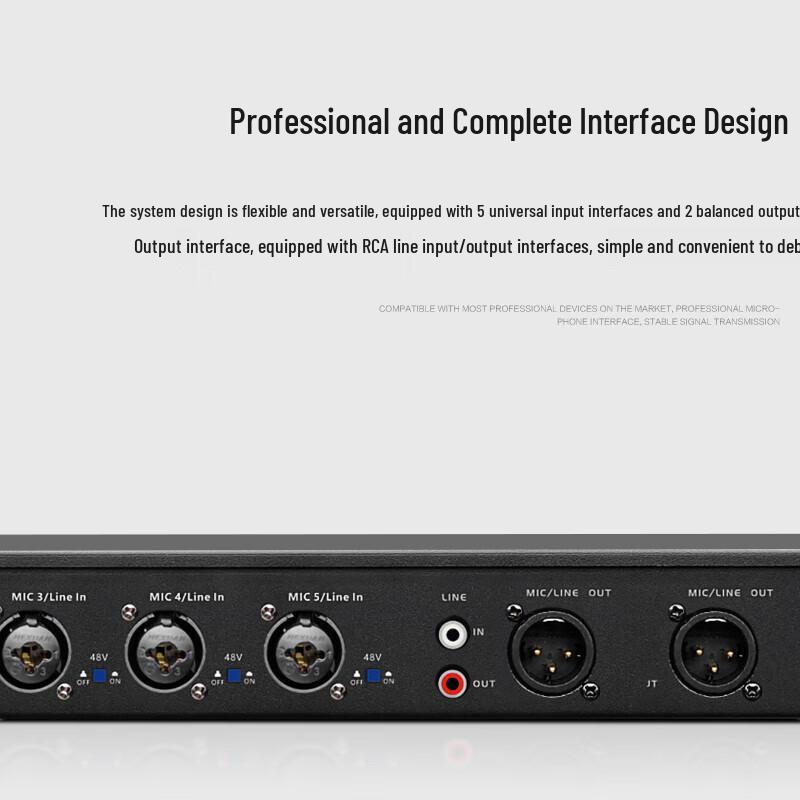 Professional Digital Audio Processor with Automatic Feedback Suppression (CN version)