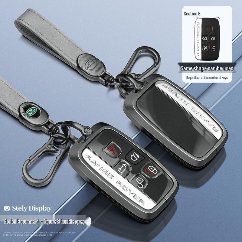 Чехол для ключа Land Rover: Алюминиевый корпус для Range Rover Sport, Velar, Evoque, Discovery, Freelander.