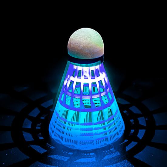 6 шт./компл. светящиеся мячи для бадминтона, светодиодные вспененные пластиковые спортивные спортивные бадминтоны, красочные светящиеся воланы, детский светодиодный набор для бадминтона для внутреннего и наружного использования