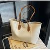 Tote Bag Women's New Large-capacity Bag Autumn Feeling Versatile Shoulder Bag Simple Class Bag