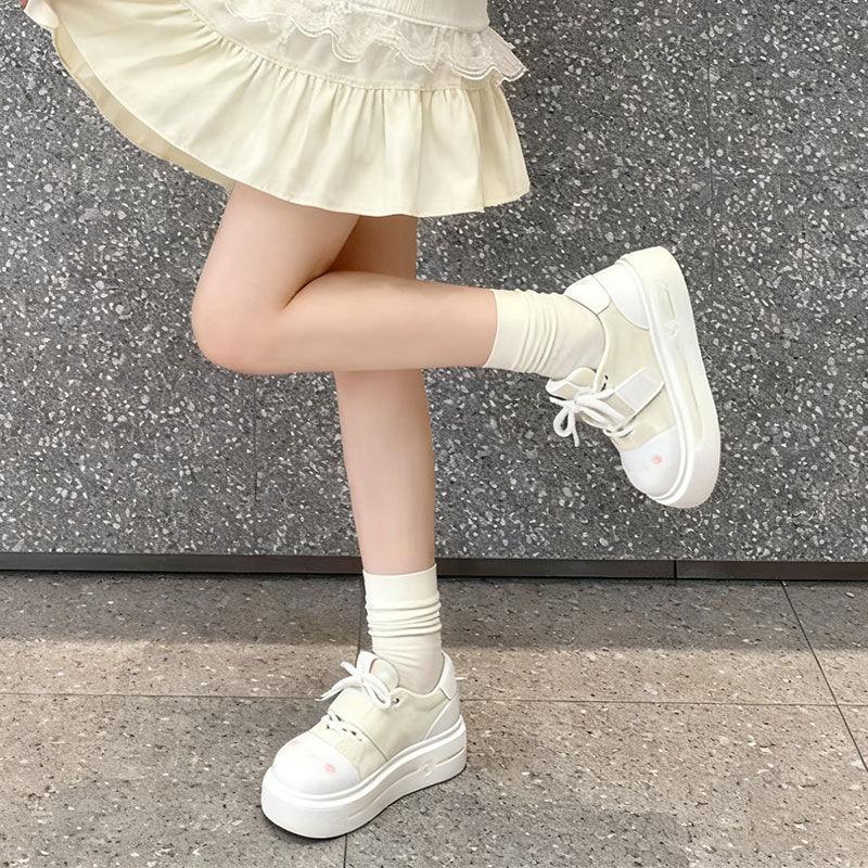 Y2K Style Soft Girl Shoes, Lolita Style, Everyday Fashion Trendy JK Shoes, Japanese Harajuku Style Sweet Casual Shoes