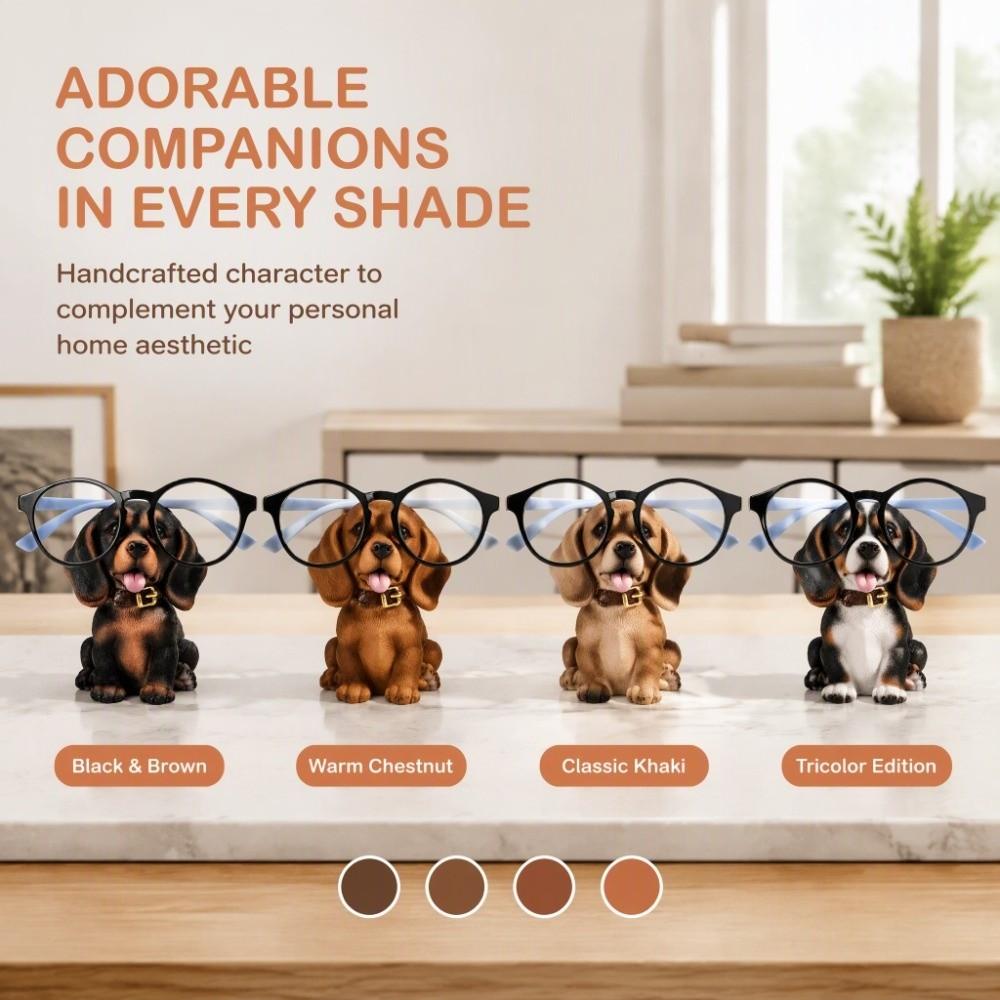 Fun Design Glasses Holder Stand Puppy Shape Decorative Glasses Stand For Home Office