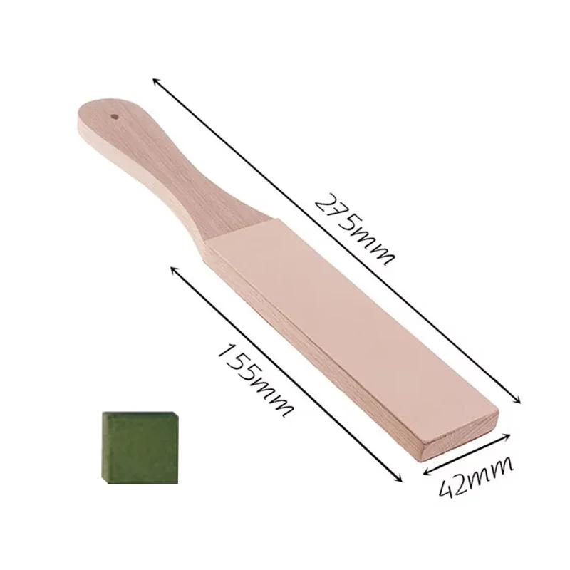 НОВЫЙНатуральная кожа Опасная бритва Складной нож Заточка Точилка для бритья Точильный ремень Полировка Кожа и полировальная паста