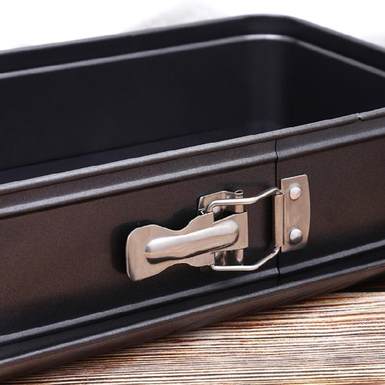 Прямоугольная форма для торта с легким извлечением, съемное дно, можно мыть в посудомоечной машине, для любителей выпечки и домашних кулинаров