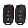 Защитная крышка корпуса автомобильного ключа Для Volkswagen polo passat b5 golf 4 5 6 MK5 MK6 Eos Bora Beetle TSI новая Силиконовая крышка чехол