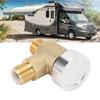 Клапан обратного потока для промывки трейлера, латунный, RV, вакуумный прерыватель, клапан обратного потока, резьба 571 VAC CHK A, предотвращает обратный поток для автодомов