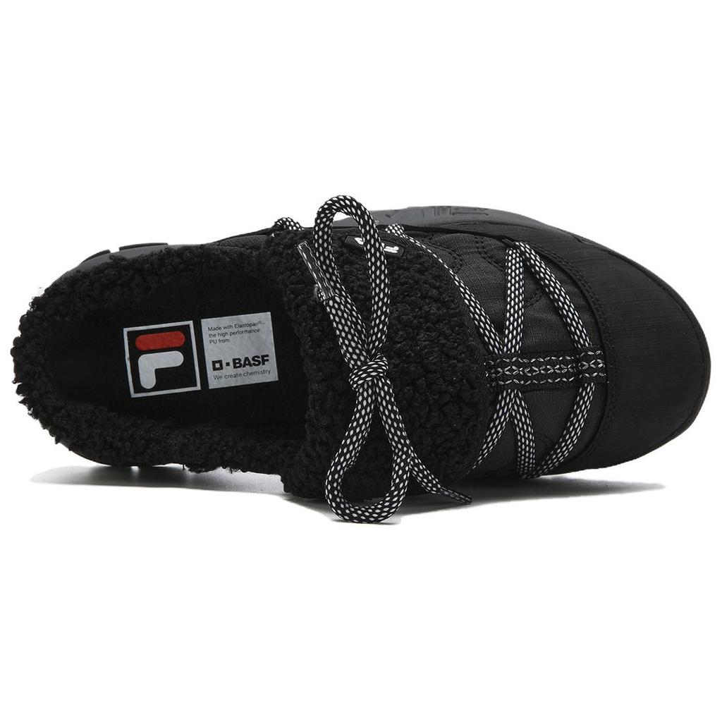 Fila Disruptor 2 Slip-On Fashionable Plush Warm Comfortable Retro Cute Trendy Versatile Easy-On Clogs Women Footwear Black F12W542128FBK