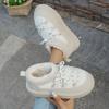 Foreign Trade Large Size Snow Boots Women's 2025 New Autumn and Winter Piled Thickened Warm Casual Muffin Platform Cotton Shoes