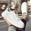 2025 Men's Casual Shoes Cow Leather Sneakers Breathable Thick Bottom Elevator Shoes Tennis Shoe Male Vulcanized Shoes