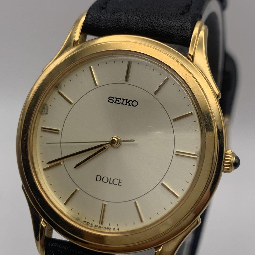 [USED] SEIKO Seiko Dolce 5E31-7A40 Dolce Gold