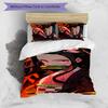 3pcs nezouko9 Design Cover Set - HD Printed Bedding with 1 Cover and 2 Pillowcases - Perfect for Home and Dorm Decor