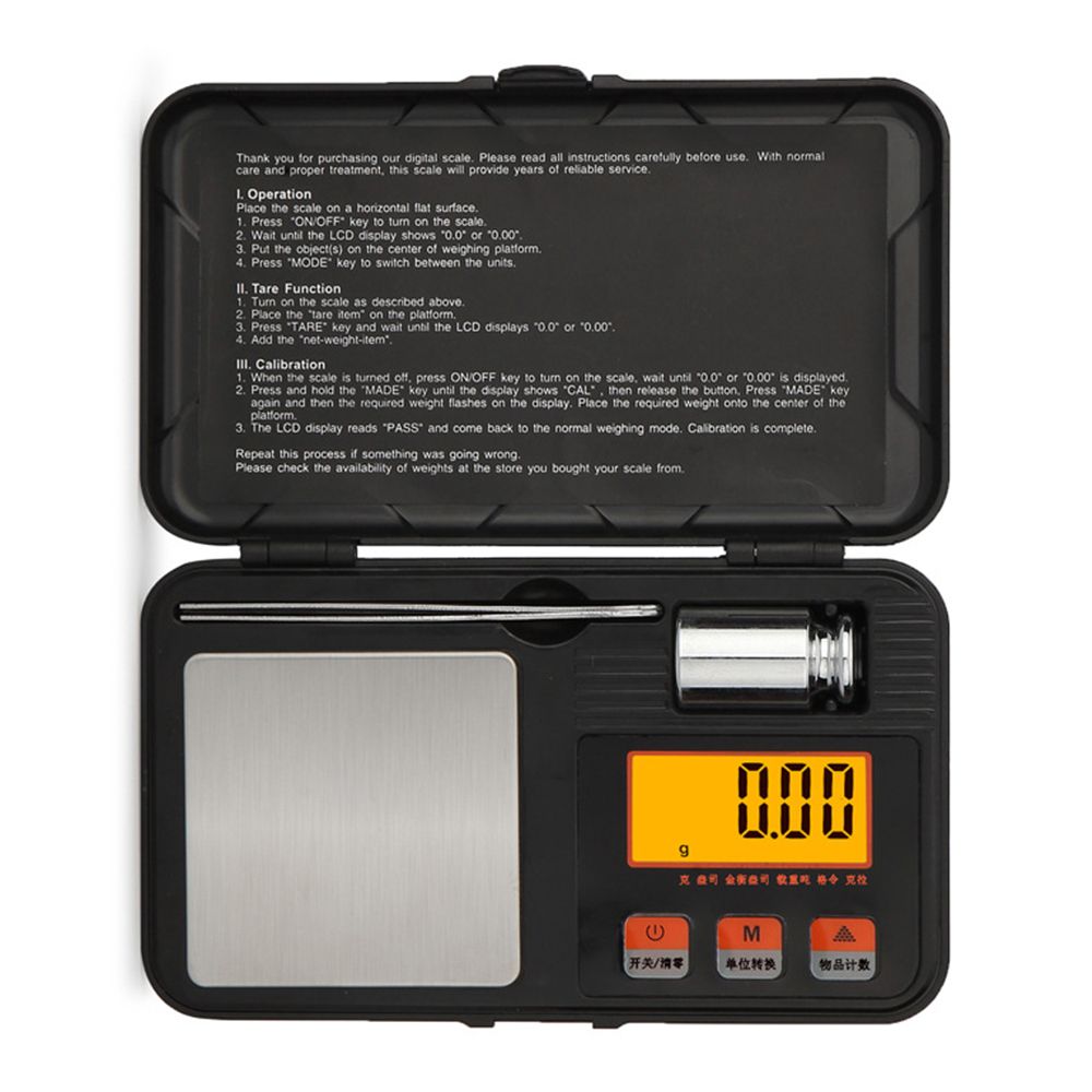 Mini Jewelry Scale Electronic Balance Electronic Scales Digital Scales 0.001g 50g/0.01g 200g