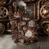 3D Деревянный Движущийся Замок-Пазл - DIY Аниме Модель, Развивающие Строительные Блоки, Коллекционный Декор для Стола из Классической Анимации