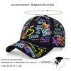 Unisex Letter Graffiti Printing Snapback Baseball Caps Spring and Autumn Outdoor Adjustable Casual Hats Sunscreen Hat