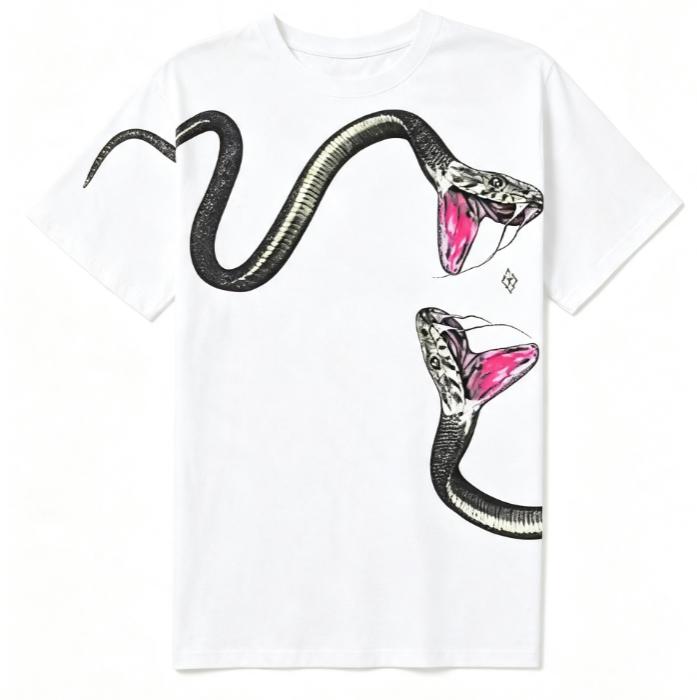 Snakewing ShortSleeved Printed TShirt Suitable for both Unisex and Women Made of pure Fashionable and versatile top
