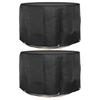 VidaXL Garden Furniture Covers 2 Pcs 6 Eyelets Ø125x75 Cm Round 3155343