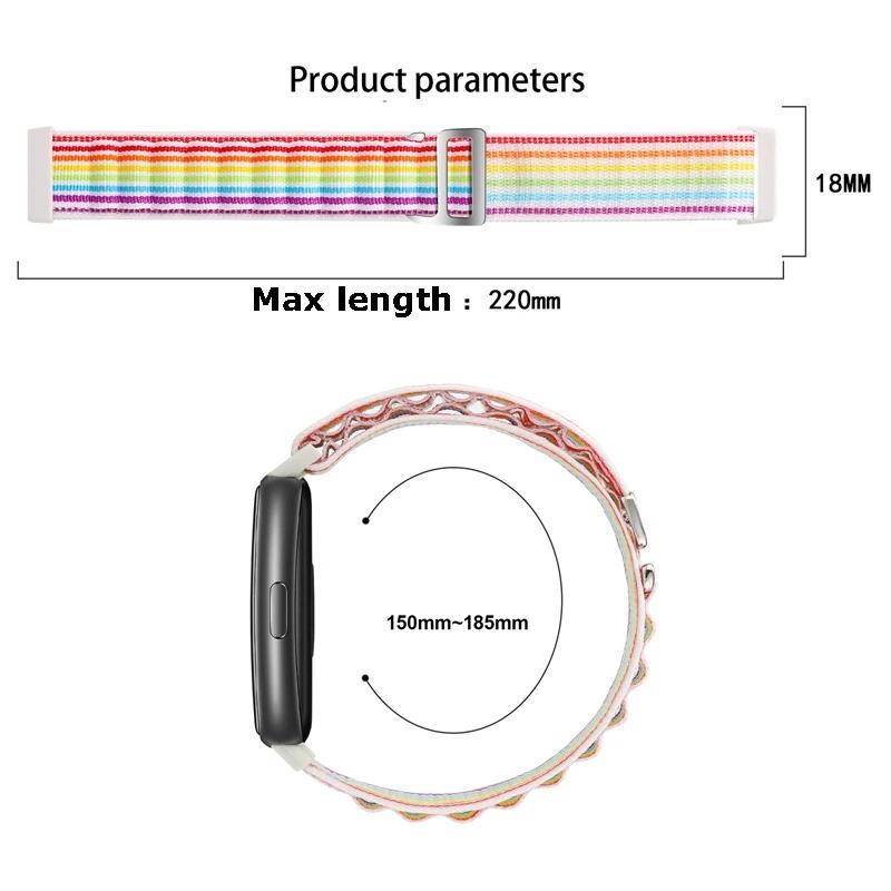 Нейлоновый ремешок-петля для Huawei Band 9 8, спортивный дышащий ремешок для часов, регулируемый браслет для Huawei Band 8, 9, сменный ремешок Correa
