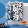 Мужские боксеры-брифы из 100% хлопка с принтом, антибактериальные, дышащие, с плоским кроем, 2025