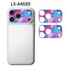 2PCS Full Cover Lens Color Skin Sticker Lens Protective Film for iP 17 Pro Max 17Pro Mobile Phone