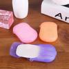 Portable Disposable Soap Paper Sheets for Outdoor Travel | Mini Hand Washing Soap Tablets In Compact Box