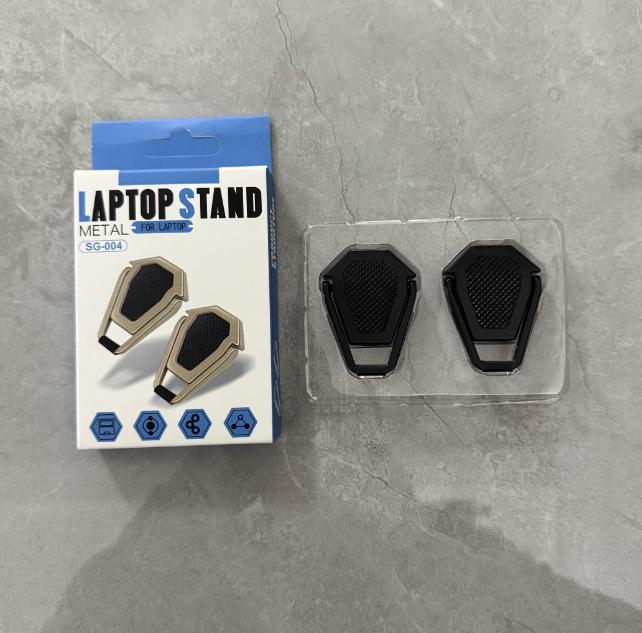 Aluminum Alloy Invisible Laptop Stand: Foldable Desktop Riser & Keyboard Tray