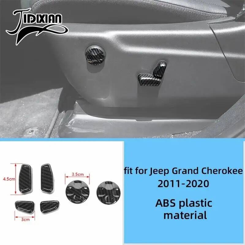 JIDIXIAN Carbon Fiber Grain Interior Decoration Cover for Jeep Grand Cherokee 2011 2012 2013 2014 2015 2016 2017 2018 2019 2020 we1