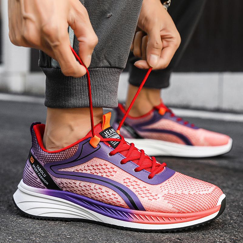 Кроссовки мужские легкие сетчатые удобные повседневные кроссовки роскошные плоские тренировочные кроссовки модные теннисные туфли мужские